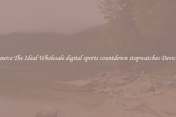 Source The Ideal Wholesale digital sports countdown stopwatches Devices