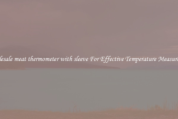 Wholesale meat thermometer with sleeve For Effective Temperature Measurement