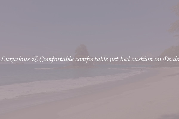 Luxurious & Comfortable comfortable pet bed cushion on Deals