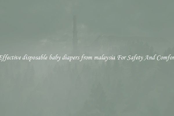 Effective disposable baby diapers from malaysia For Safety And Comfort
