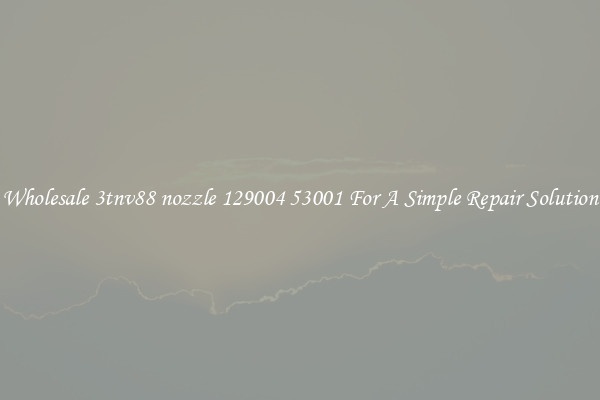 Wholesale 3tnv88 nozzle 129004 53001 For A Simple Repair Solution