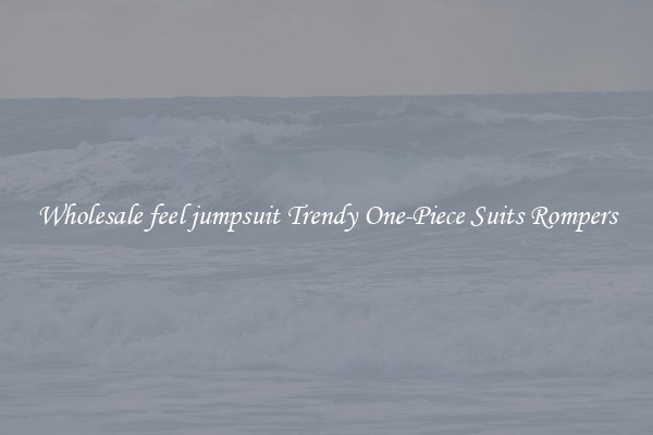 Wholesale feel jumpsuit Trendy One-Piece Suits Rompers