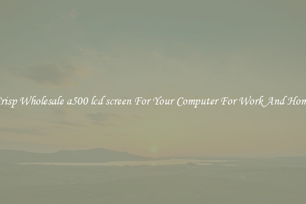 Crisp Wholesale a500 lcd screen For Your Computer For Work And Home