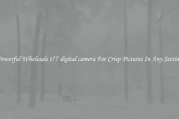 Powerful Wholesale t77 digital camera For Crisp Pictures In Any Setting