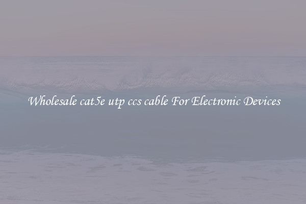 Wholesale cat5e utp ccs cable For Electronic Devices